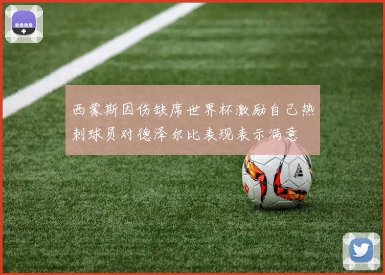西蒙斯因伤缺席世界杯激励自己热刺球员对德泽尔比表现表示满意